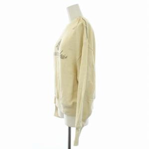 AMERICANA アダムエロペ Adam et Rope' for SALON 別注ショルダージップロゴスウェット トレーナー ロゴ プリント