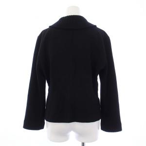 Christian Dior SPORT ヴィンテージ ショールカラージャケット アウター ニット切替 M 黒 ブラック