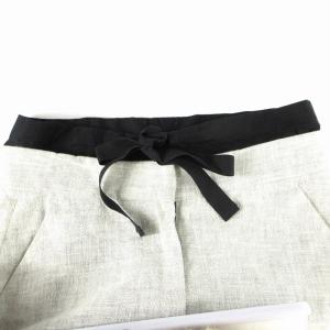 MM6 Maison Margiela 15SS ショートパンツ S32MU0075 麻 リネン 36 XS グレー