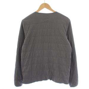 Snow Peak フレキシブルインサーレーションカーディガン 長袖 Vネック 中綿 M グレー SW-19SU001