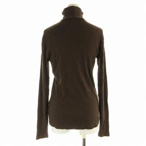 RALPH LAUREN ニット セーター リブ タートルネック プルオーバー 長袖 L 茶 ブラウン