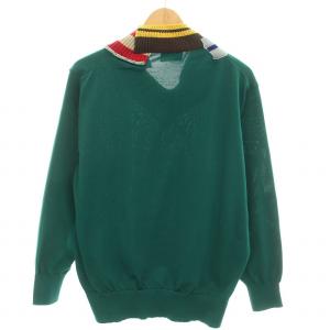 kolor 22SS Pe強撚天竺ニット 1 グリーン ブラウン