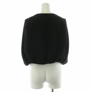 Diagram GRACE CONTINENTAL ボレロ カーディガン マント バルーン 36 S 黒 ブラック