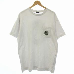 Lace Crest Pocket Tee Tシャツ カットソー ロゴ プリント 半袖 L 白 ホワイト