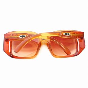 Christian Dior サングラス スクエア クリア セルフレーム  グラデーション 茶 ブラウン OH