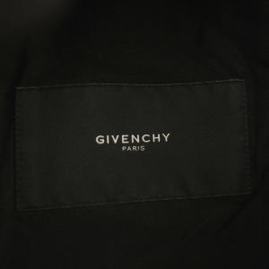 GIVENCHY ベスト ロング ジレ 比翼ボタン 44 M 黒 ブラック