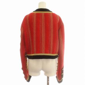 GIVENCHY 16AW コレクション ツイード ジャケット M レッド