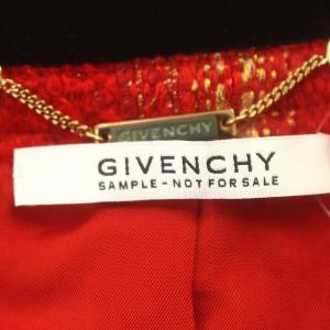 GIVENCHY 16AW コレクション ツイード ジャケット M レッド
