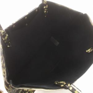 GIVENCHY トートバッグ 花柄 PVC 黒 黄色 /G
