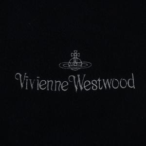 Vivienne Westwood マフラー ストール ロゴ刺繍 ブラック