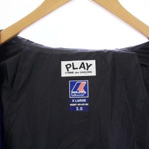 PLAY Comme des Garçons K-Way マウンテンパーカー XL ブルー ブラック