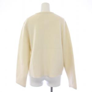 23区 24AW ミニブークレニット カーディガン 40 ホワイト KRWOCA0357