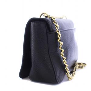 TORY BURCH ショルダーバッグ チェーン レザー ゴールド金具 黒 ブラック