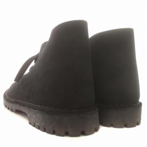 Clarks スエード デザートブーツ ショートブーツ UK8 26.5cm 黒 ブラック