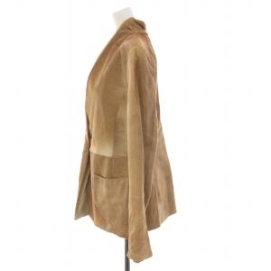 GIORGIO ARMANI ハラコ ジャケット アウター 42 L 茶 べージュ