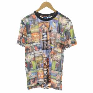 Tシャツ カットソー 半袖 総柄 S マルチカラー AY7812 /NQ