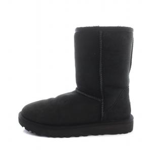 UGG australia クラシック ショート 2 Classic Short 2 ムートンブーツ US6 23cm 黒 ブラック 1016223