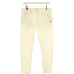 ゴルフウェア 23AW コットンポリエステルストレッチロイヤルオックス スラックス ジップフライ ロゴ刺繍