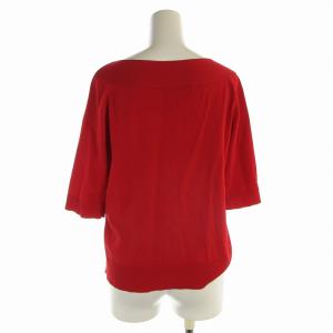 MAX&CO. カットソー Tシャツ リボン プルオーバー 半袖 M 赤 レッド