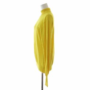 JOURNAL STANDARD LUXE 23AW C/Si/Caテンジク タートルネックプルオーバー カットソー ニット カシミヤ混 絹 シルク混 長袖 F 黄 イエロー