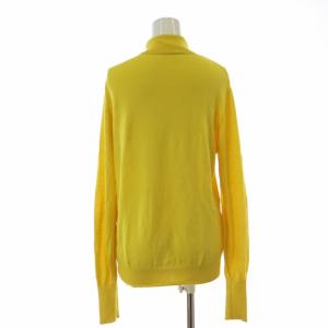 JOURNAL STANDARD LUXE 23AW C/Si/Caテンジク タートルネックプルオーバー カットソー ニット カシミヤ混 絹 シルク混 長袖 F 黄 イエロー
