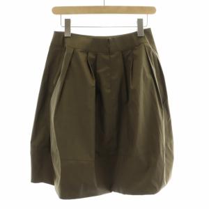 M'S GRACY バルーン スカート ひざ丈 タック 40 L カーキ