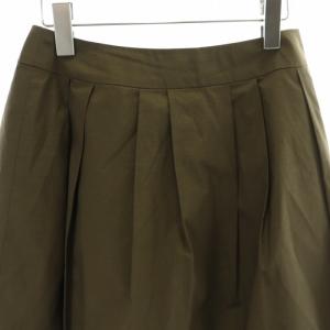 M'S GRACY バルーン スカート ひざ丈 タック 40 L カーキ