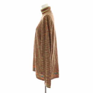 MISSONI ニット カットソー セーター タートルネック 長袖 マルチカラー