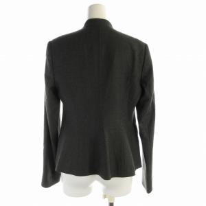 Theory LIGHT SAXONY CLEAN BLAER ノーカラージャケット ノーベント 総裏地 トッパー 2 M グレー