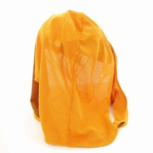 mont-bell サンバイザー アウトドア 日除け 帽子 オレンジ /MM