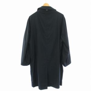 HERNO ステンカラーコート スプリングコート 春アウター ミドル丈 黒 ブラック