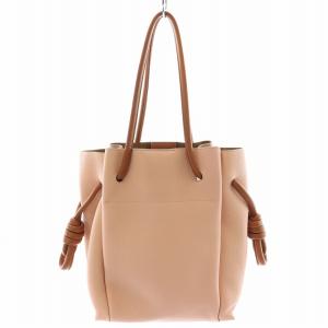 LOEWE フラメンコ ノット スモール アナグラム ハンドバッグ ピンクベージュ