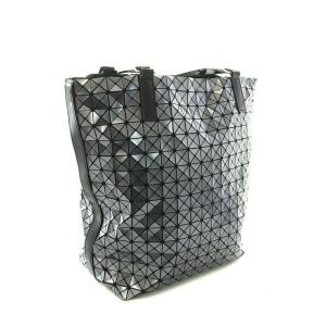 BAOBAO ISSEY MIYAKE PLEATS PLEASE トートバッグ シルバー ブラック