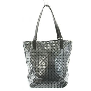 BAOBAO ISSEY MIYAKE PLEATS PLEASE トートバッグ シルバー ブラック
