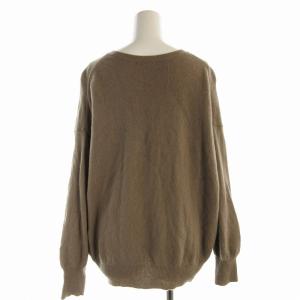 JOURNAL STANDARD ニット セーター ウール カシミヤ混 プルオーバー クルーネック 長袖 茶 ブラウン