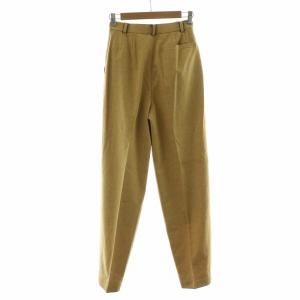 Christian Dior テーパードパンツ ヴィンテージ タック ジッパーフライ M ベージュ