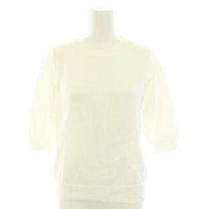 Deuxieme Classe 22SS ショートスリーブサマーニット Short sleeve summer knit セーター クルーネック 五分袖 麻