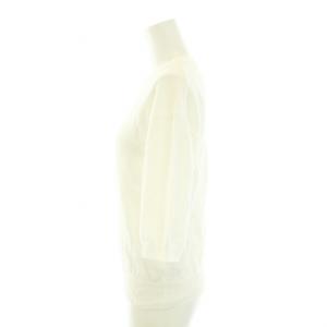 Deuxieme Classe 22SS ショートスリーブサマーニット Short sleeve summer knit セーター クルーネック 五分袖 麻