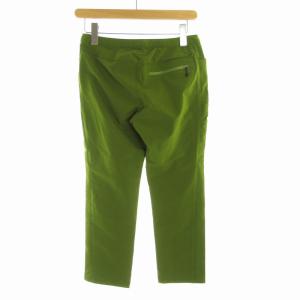 THE NORTH FACE VERB SLIM PANT クライミングパンツ スリム ストレッチ ロゴ プリント S 緑 グリーン NBW31206