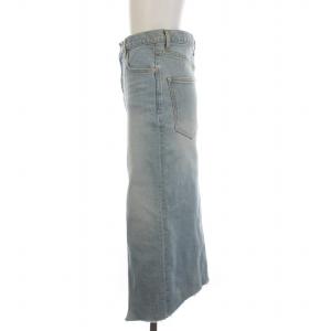 MUSE de Deuxieme Classe 22SS DENIM SLIT スカート デニム スリット タイト 34 S 水色 サックスブルー /YM