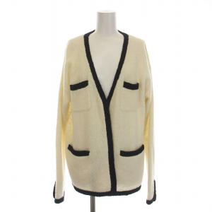 22AW Bicolor Knit Cardigan アイボリー