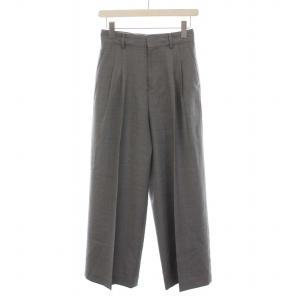 23SS Tuck wide タック ワイドパンツ スラックス 34 S グレー
