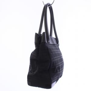 Max Mara ハンドバッグ トートバッグ チェック柄 黒 ブラック