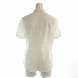 VIVIENNE TAM シャツ ブラウス フリル 刺繍 半袖 1 S 白 ホワイト