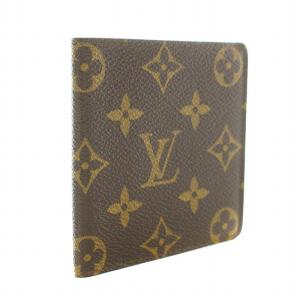 LOUIS VUITTON ポルトビエ カルトブルー 財布 二つ折り モノグラムキャンバス 茶 ブラウン M60905