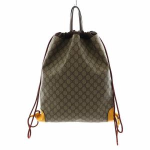 GUCCI GGスプリーム リュックサック ブラウン 473872