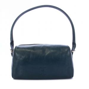 ハンドバッグ ボストンバッグ ワンハンドル レザー 緑 グリーン /KH