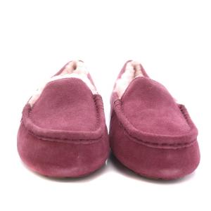UGG australia ムートン シューズ モカシン アンスレー ANSLEY スリッポン スエード US7 24cm ピンク 1106878