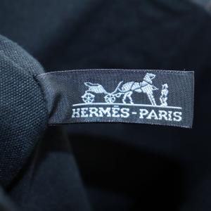 HERMES フールトゥ カバス トートバッグ ハンドバッグ キャンバス 黒 ブラック