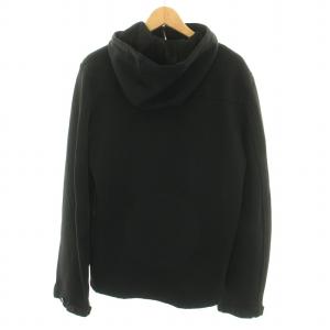 COMME des GARCONS HOMME AD2010 10AW 縮絨ジップアップパーカー ジャケット アウター フード L 黒 ブラック HF-J030